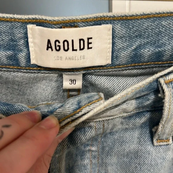 Agolde Blue Jeans - Picture 2 of 5